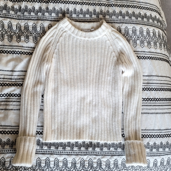 JW Anderson Uniqlo Cream Wool Sweater Size 11-12 - Picture 2 of 7